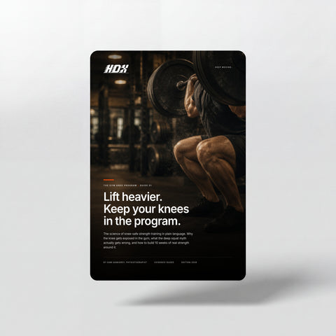 Knieprogramma voor de gym
