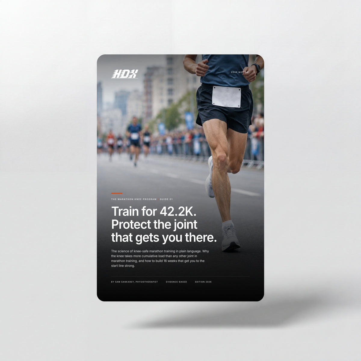 Knieprogramma voor de marathon