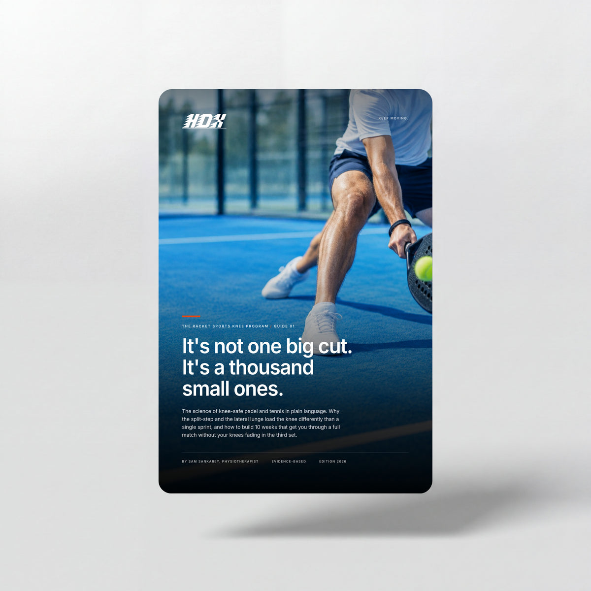 Knieprogramma voor padel &amp; tennis