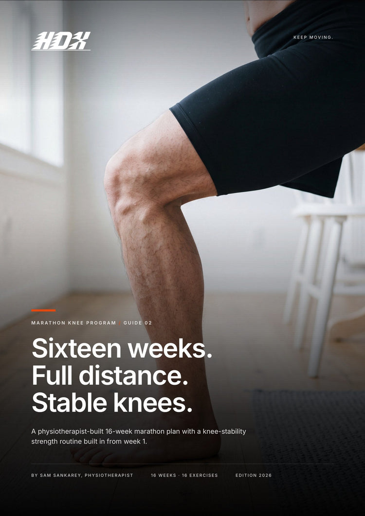 Knieprogramma voor de marathon