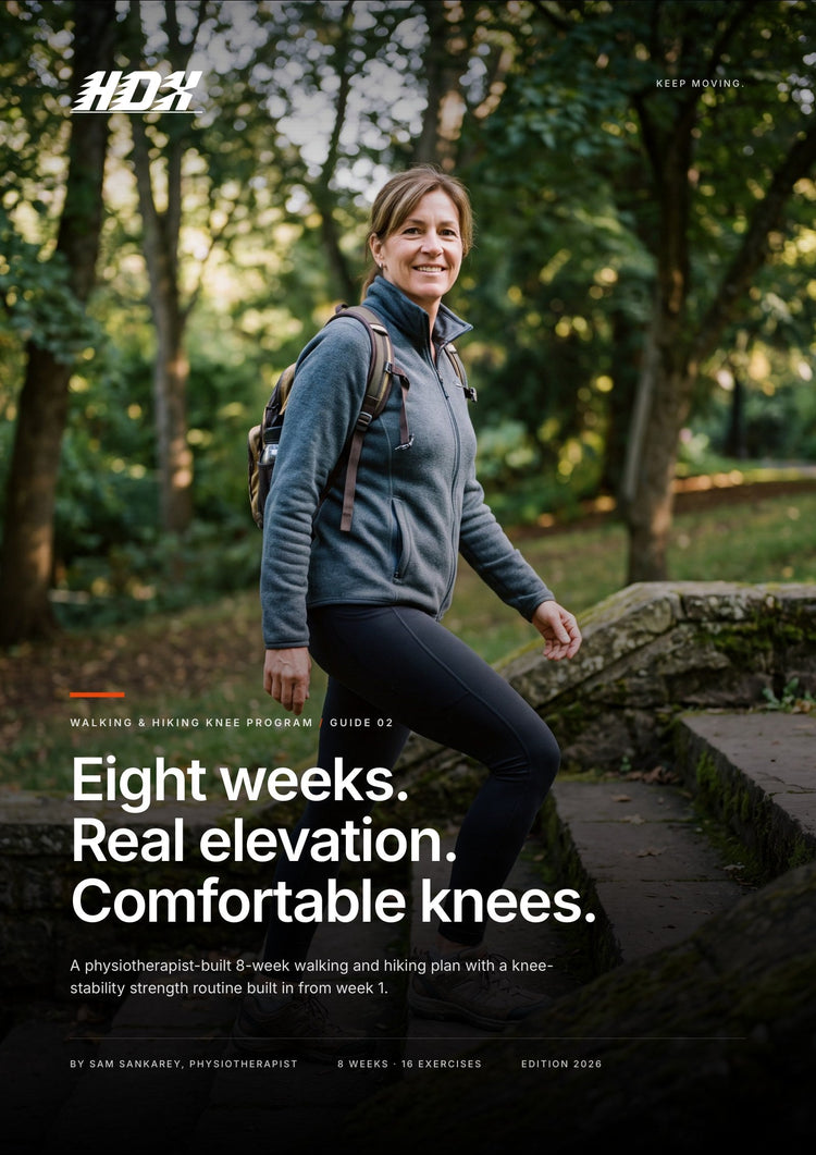 Knieprogramma voor wandelen &amp; hiken